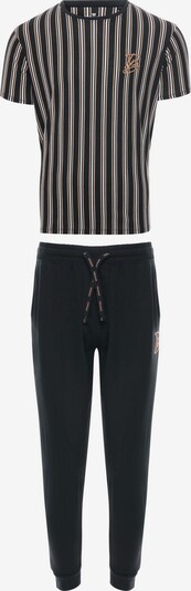 Threadbare Pyjama lang in de kleur Zwart / Wit, Productweergave