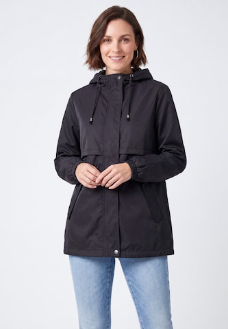 Usha - Parka meia-estação em preto: frente