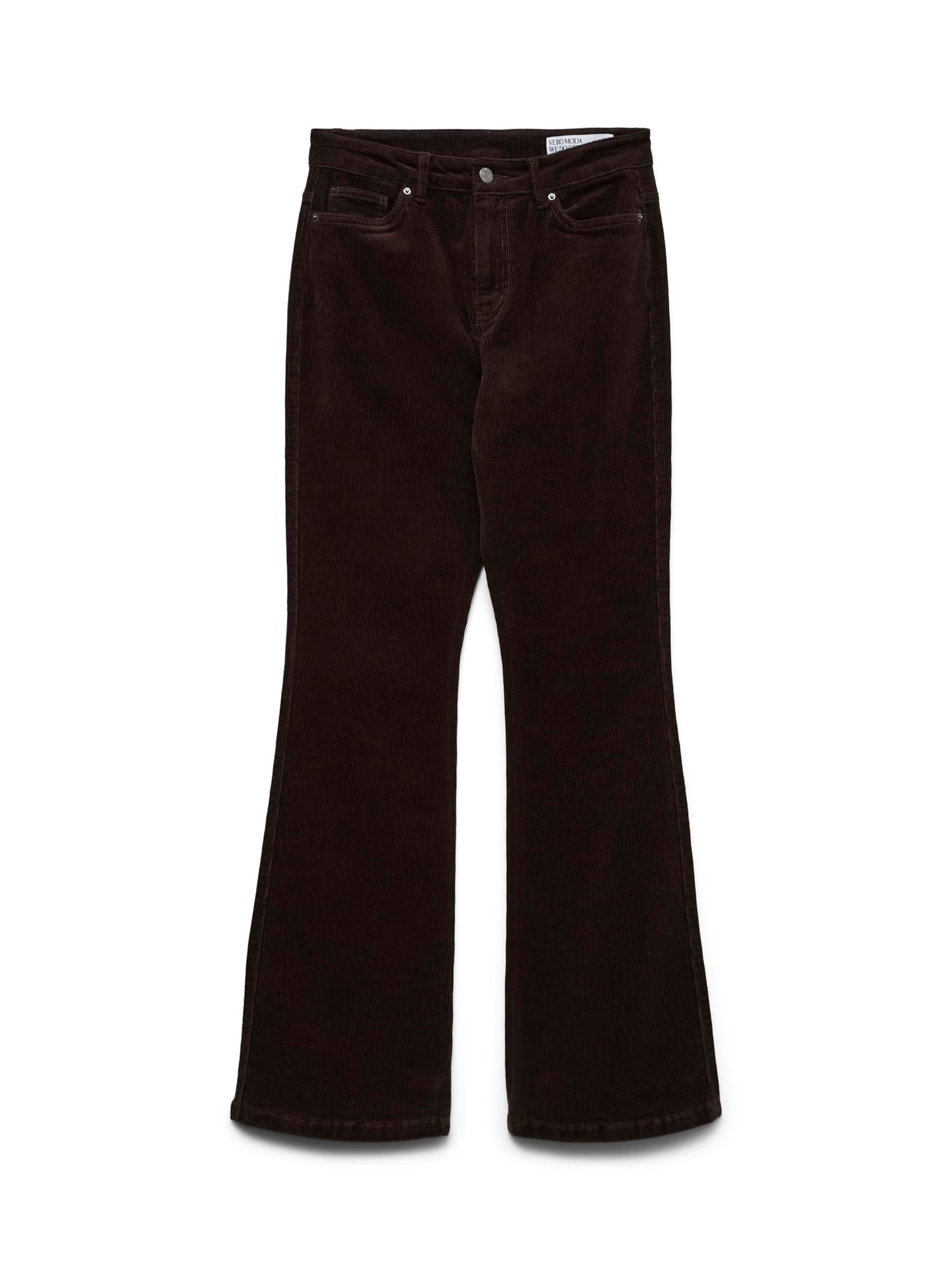 Pantalon 'VMSiga' VERO MODA en marron : devant