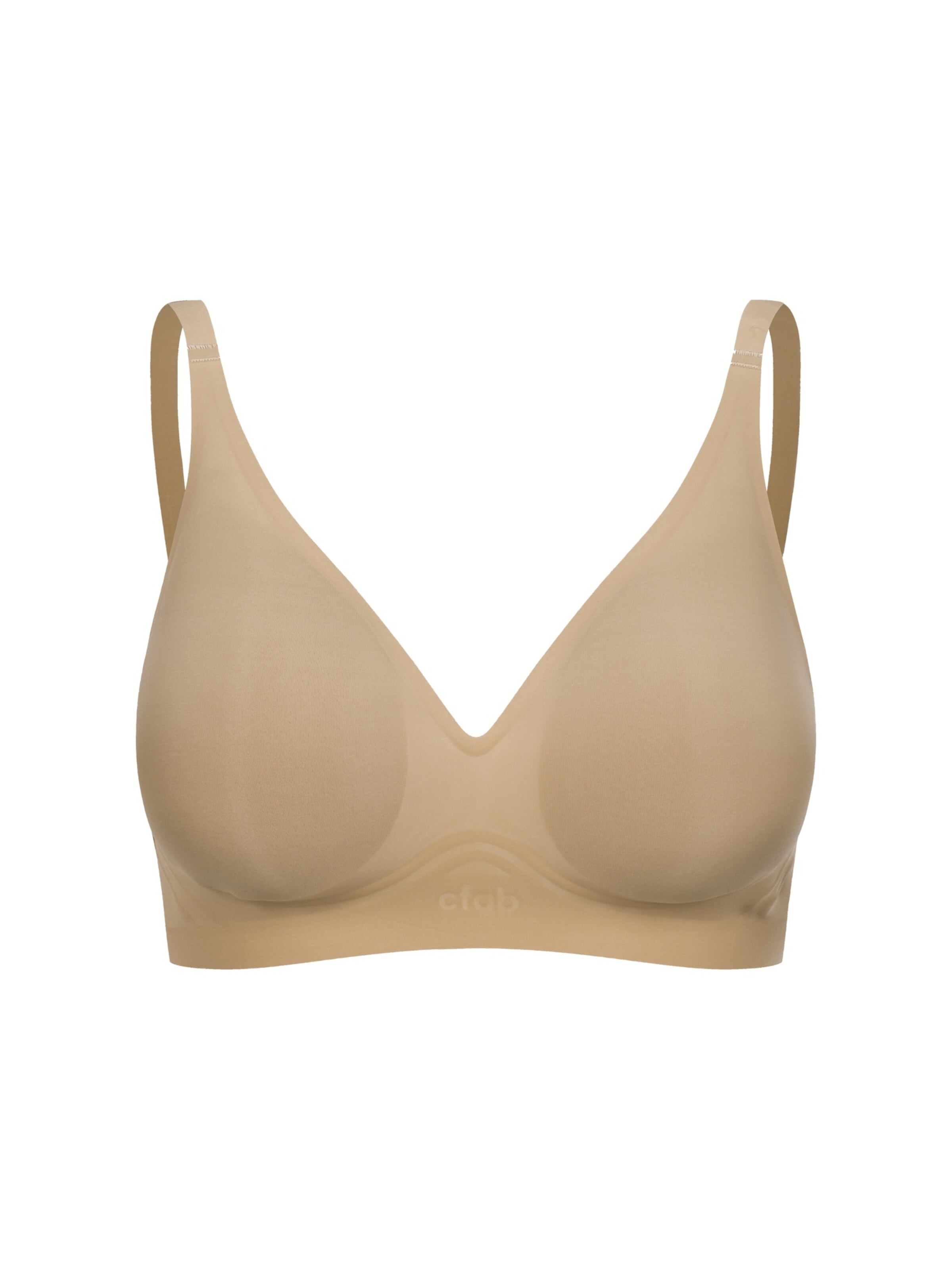 cfab Push-up Bra 'Air Sense Light Push Up Bralette' in Beige: front
