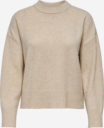 ONLY Pullover 'ONLHOUSTON' in Beige: Vorderseite