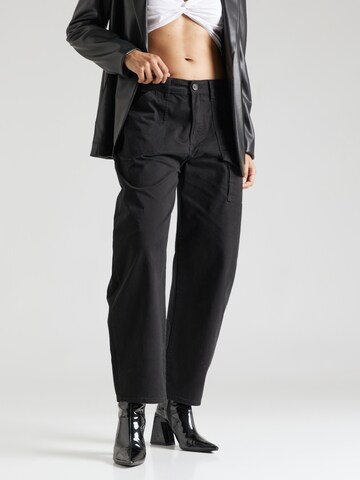 Loosefit Pantalon 'RAISSA' Elias Rumelis en noir : devant