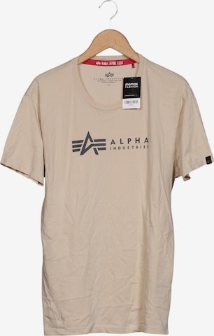 ALPHA INDUSTRIES Shirt in L in Beige: front