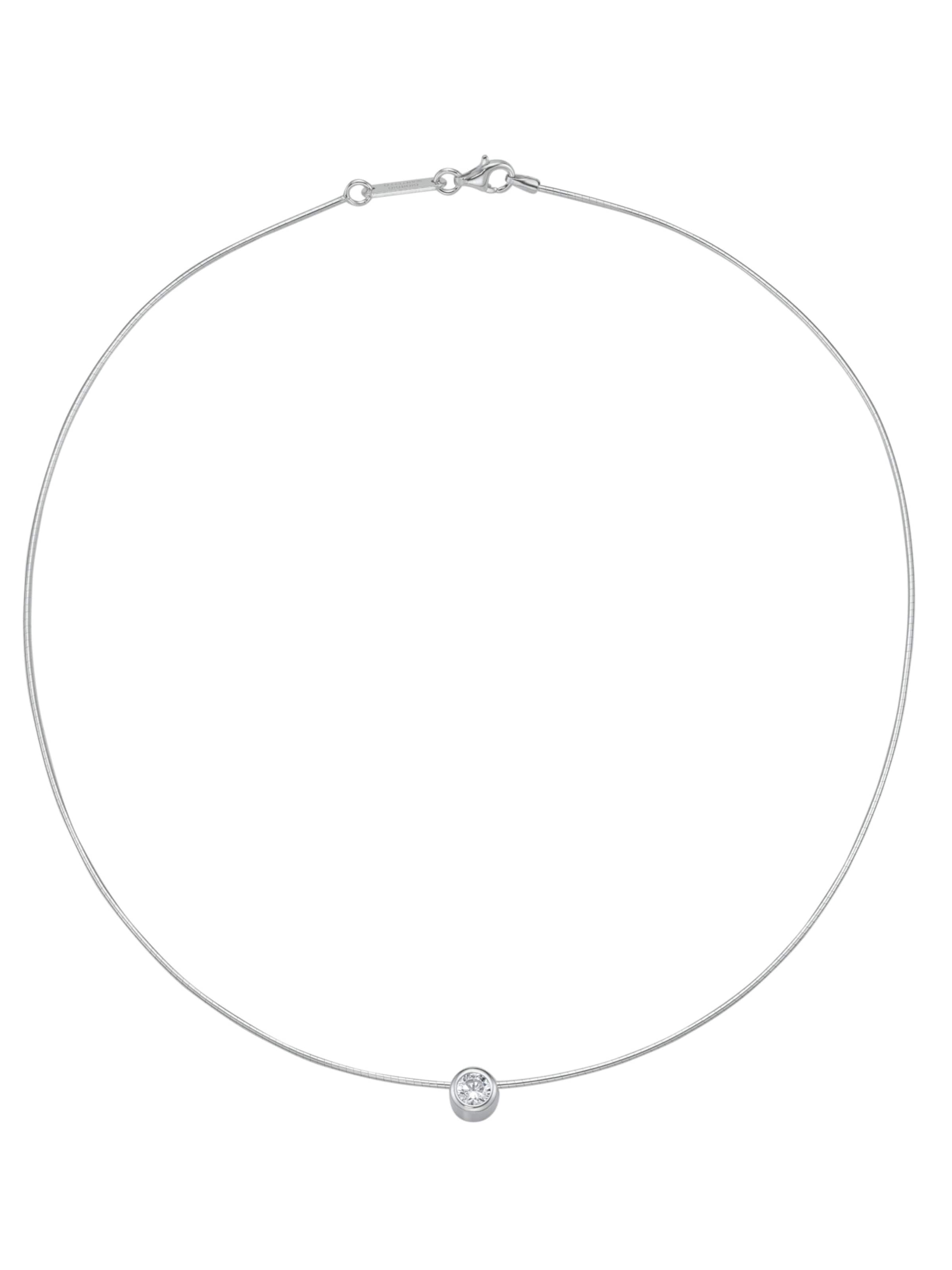 Collana di Giorgio Martello Milano in bianco: frontale