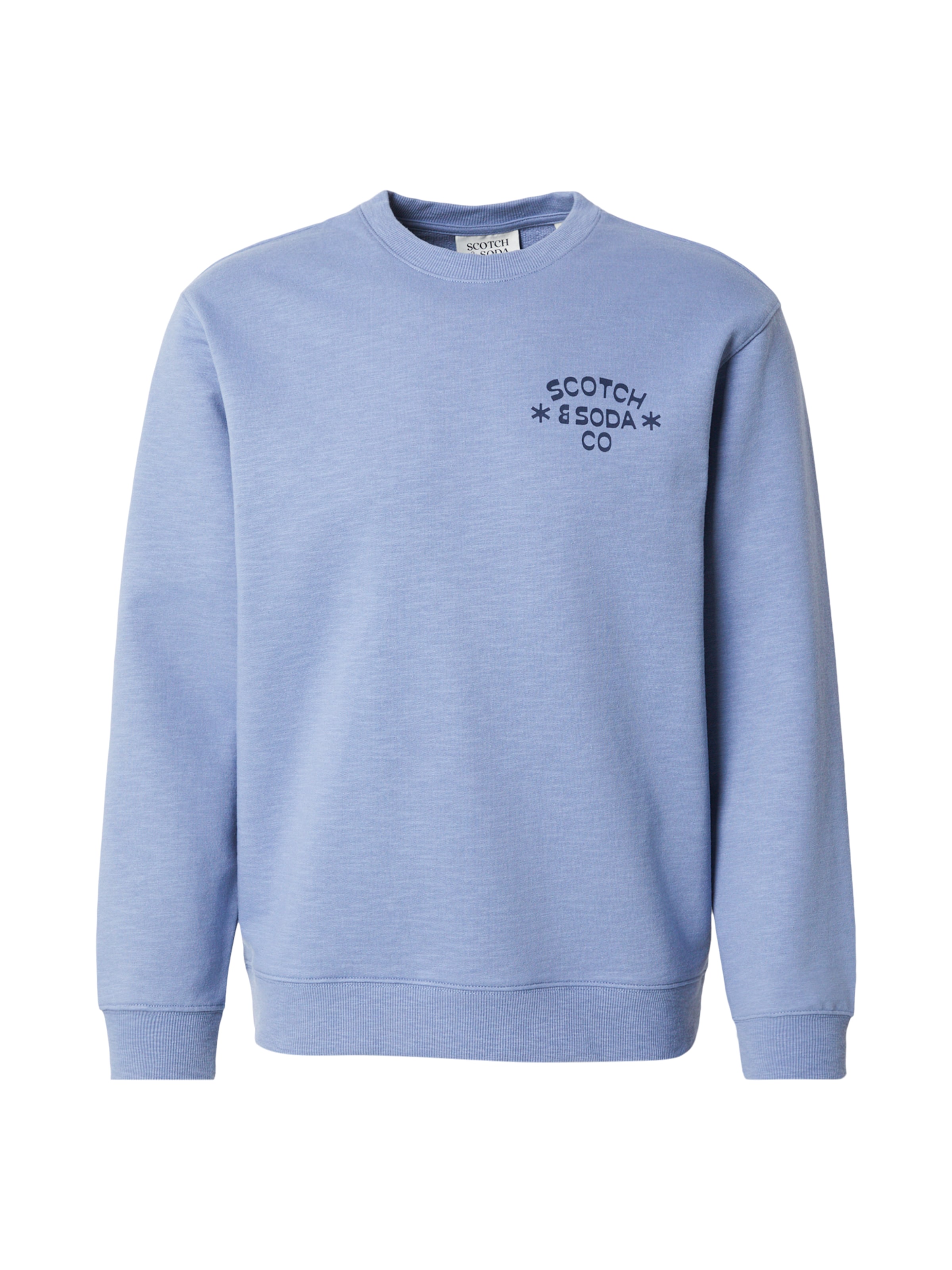 SCOTCH & SODA Sweatshirt in Blauw: voorkant