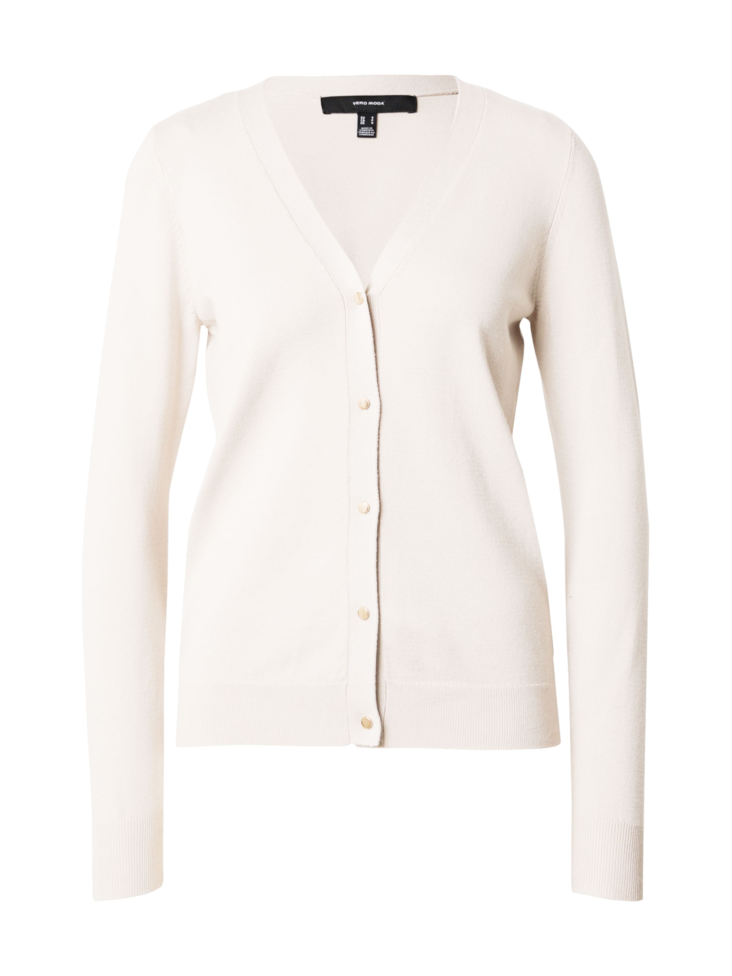 Cardigan 'VMSilje' VERO MODA en beige : devant