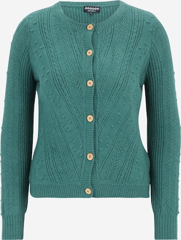 BONOBO Knit cardigan in Green: front