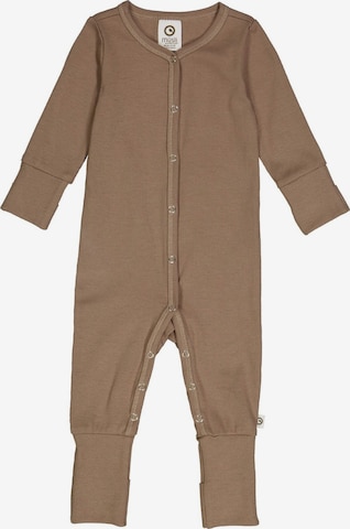 Müsli by GREEN COTTON Strampler in Braun: Vorderseite