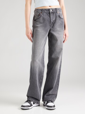 Wide Leg Jean Superdry en gris : devant