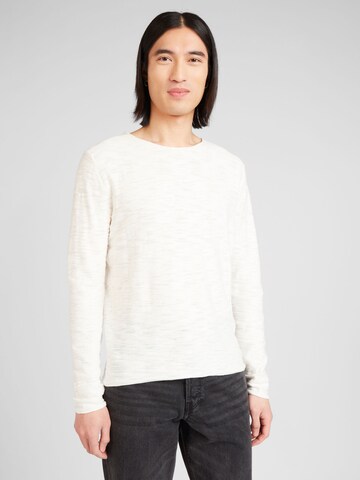 Pull-over JACK & JONES en blanc : devant