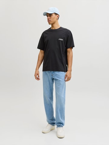 JACK & JONES - Camiseta 'JORCATSKILLS' en negro