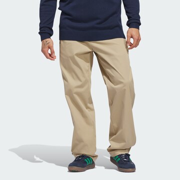 ADIDAS PERFORMANCE - Pierna ancha Pantalón deportivo 'Twistweave' en beige: frente