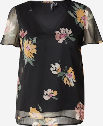 VERO MODA - Blusa 'SMILLA' en negro: frente