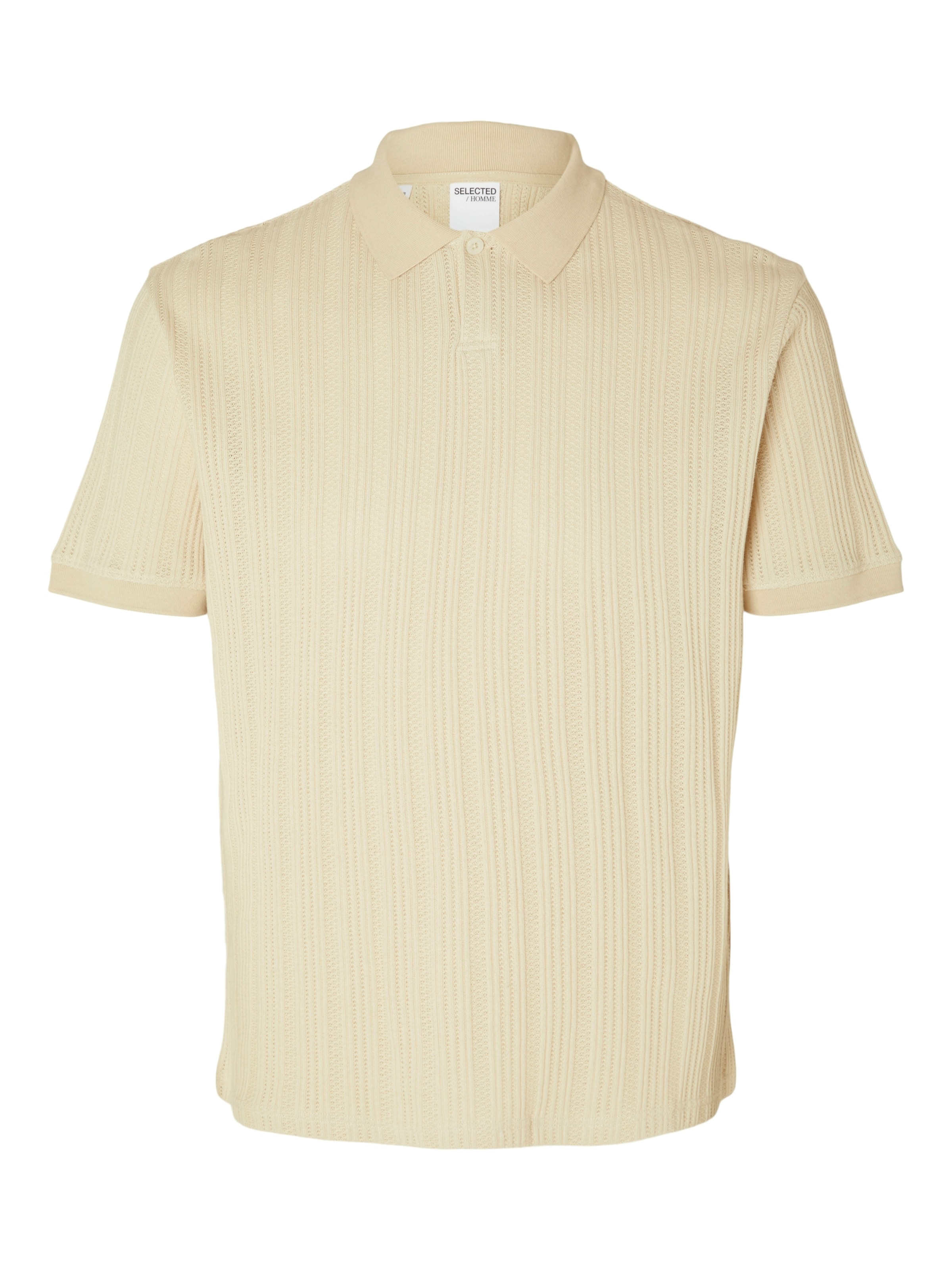 Maglietta 'Jaden' di SELECTED in beige: frontale