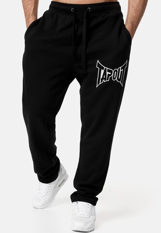 Tapout Свободный крой Спортивные штаны в Черный: спереди