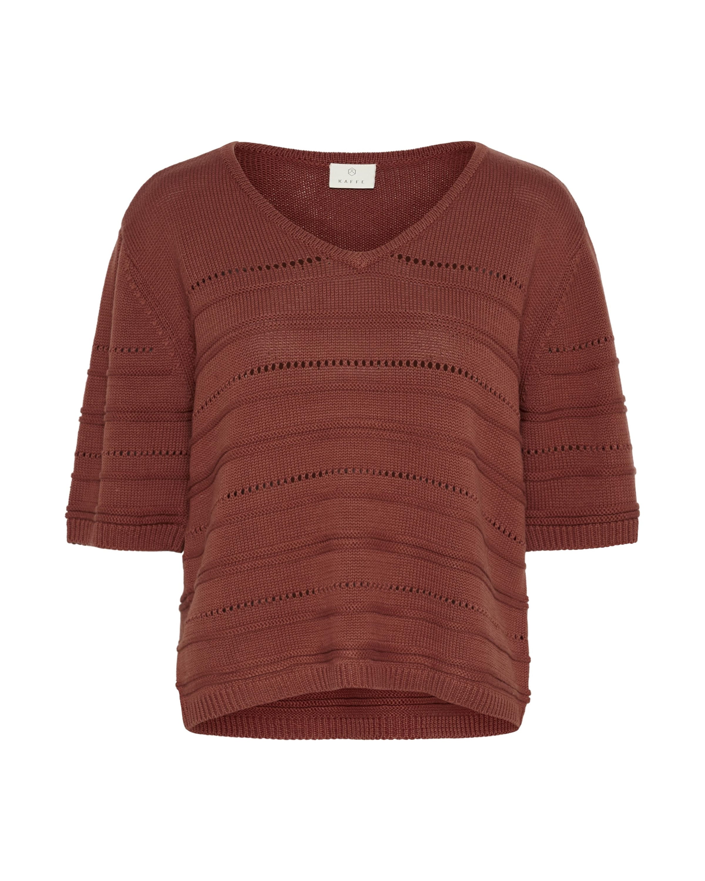 Kaffe Pullover in Braun: Vorderseite
