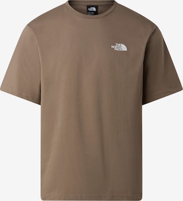 žalia THE NORTH FACE Marškinėliai 'Mountain': priekis