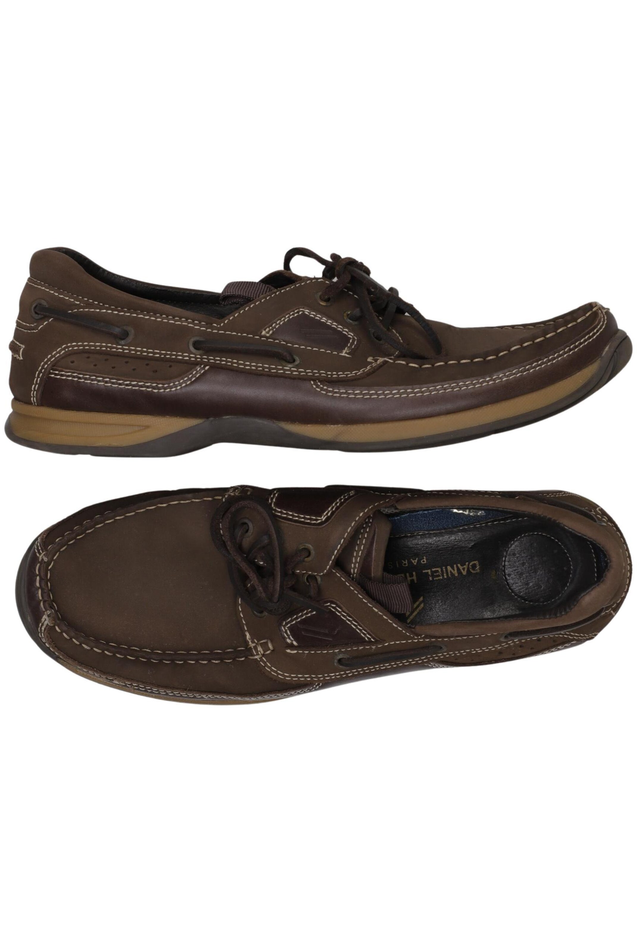 HECHTER PARIS Flats & Loafers in 45 in Brown: front