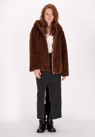 DreiMaster Vintage Between-season jacket in Brown: front