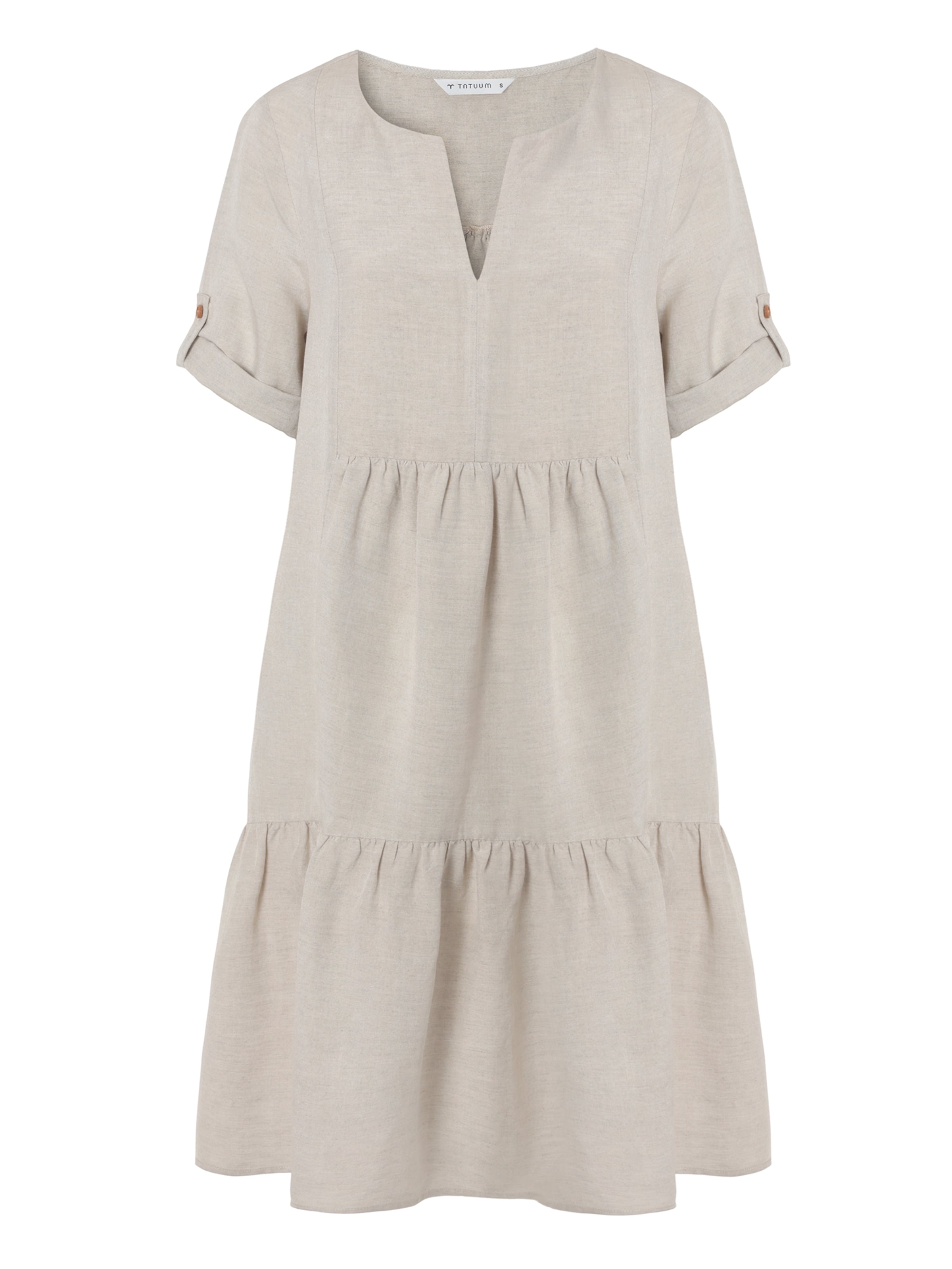 smėlio TATUUM Suknelė: priekis