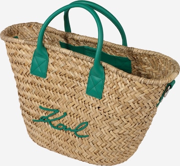 žalia Karl Lagerfeld Paplūdimio krepšys