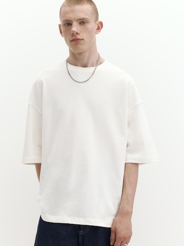 Pull&Bear Majica | bela barva: sprednja stran