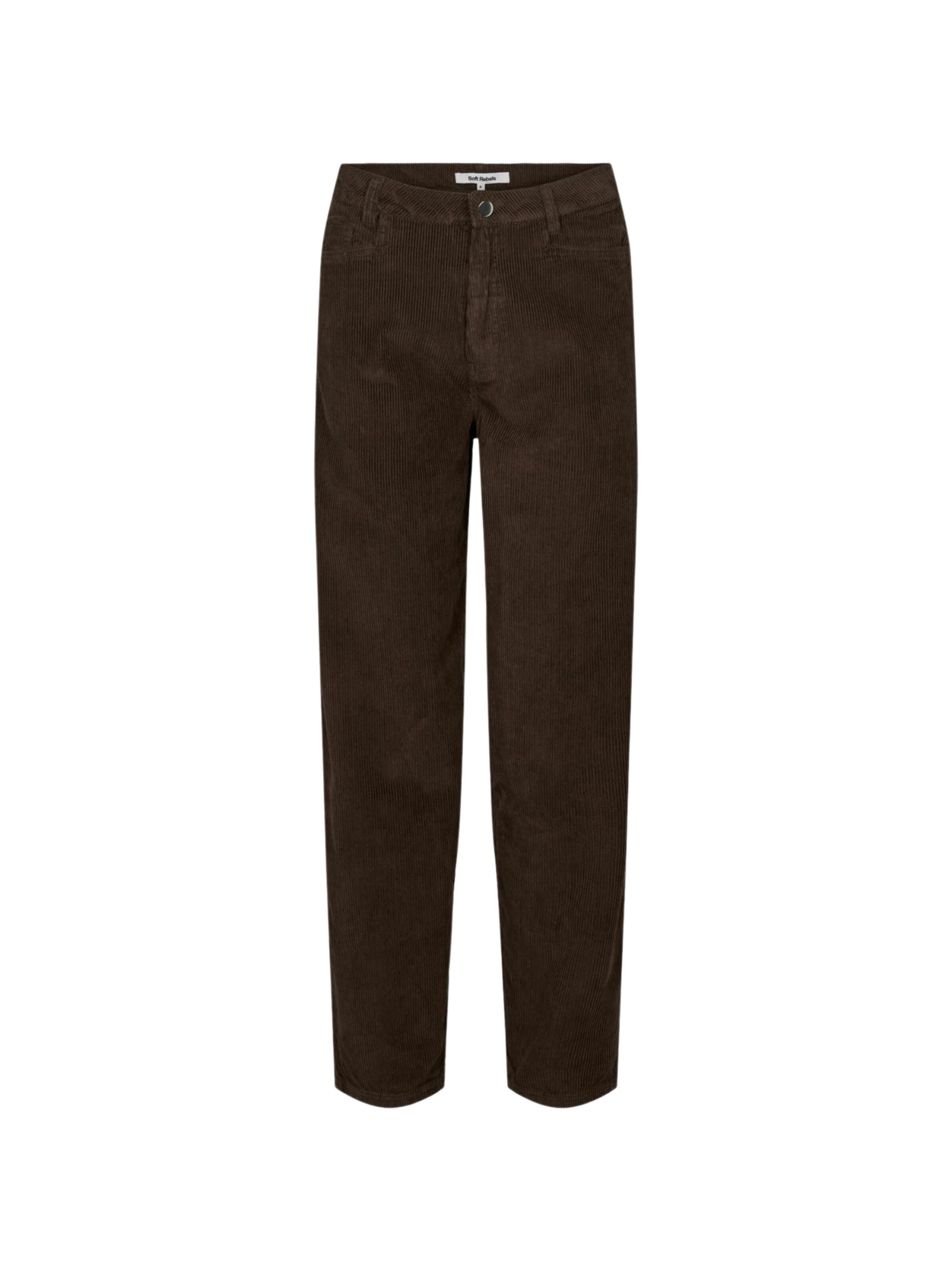 Soft Rebels Pantalon 'SRLorelei' en brun foncé, Vue avec produit