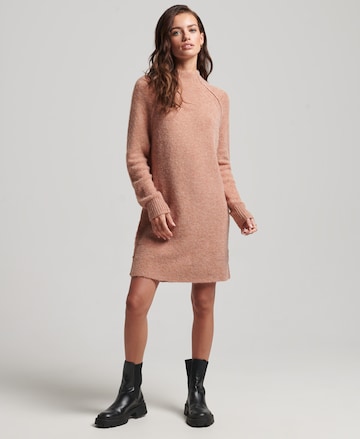 Superdry Knitted dress in Brown
