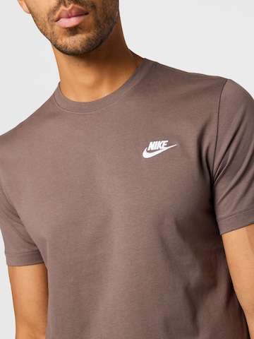 Nike SportswearRegular Fit Majica 'Club' - siva boja