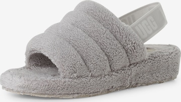 UGG Slippers ' Fluff Yeah Terry ' in Grey: front