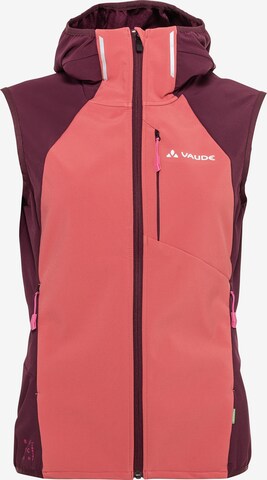 VAUDE Sportbodywarmer 'Larice VE II' in Rood: voorkant