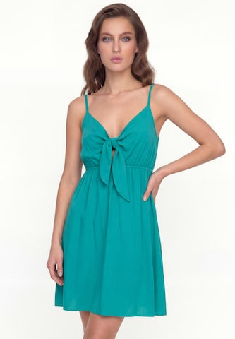 COBIE - Vestido em verde: frente