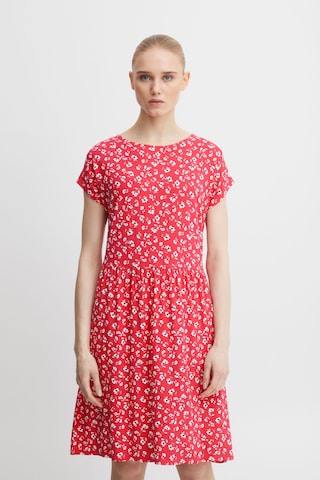 ICHI Dress 'Lisa' in Red: front