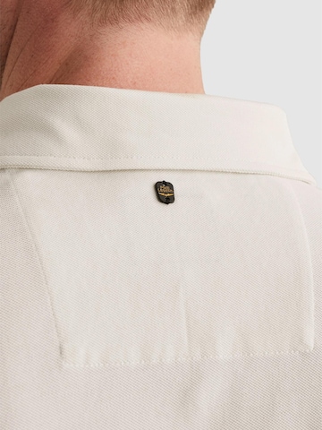 Maglietta 'Polo shirt in piqué with badges' di PME Legend in bianco