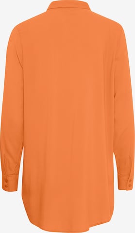 ICHI Bluza | oranžna barva