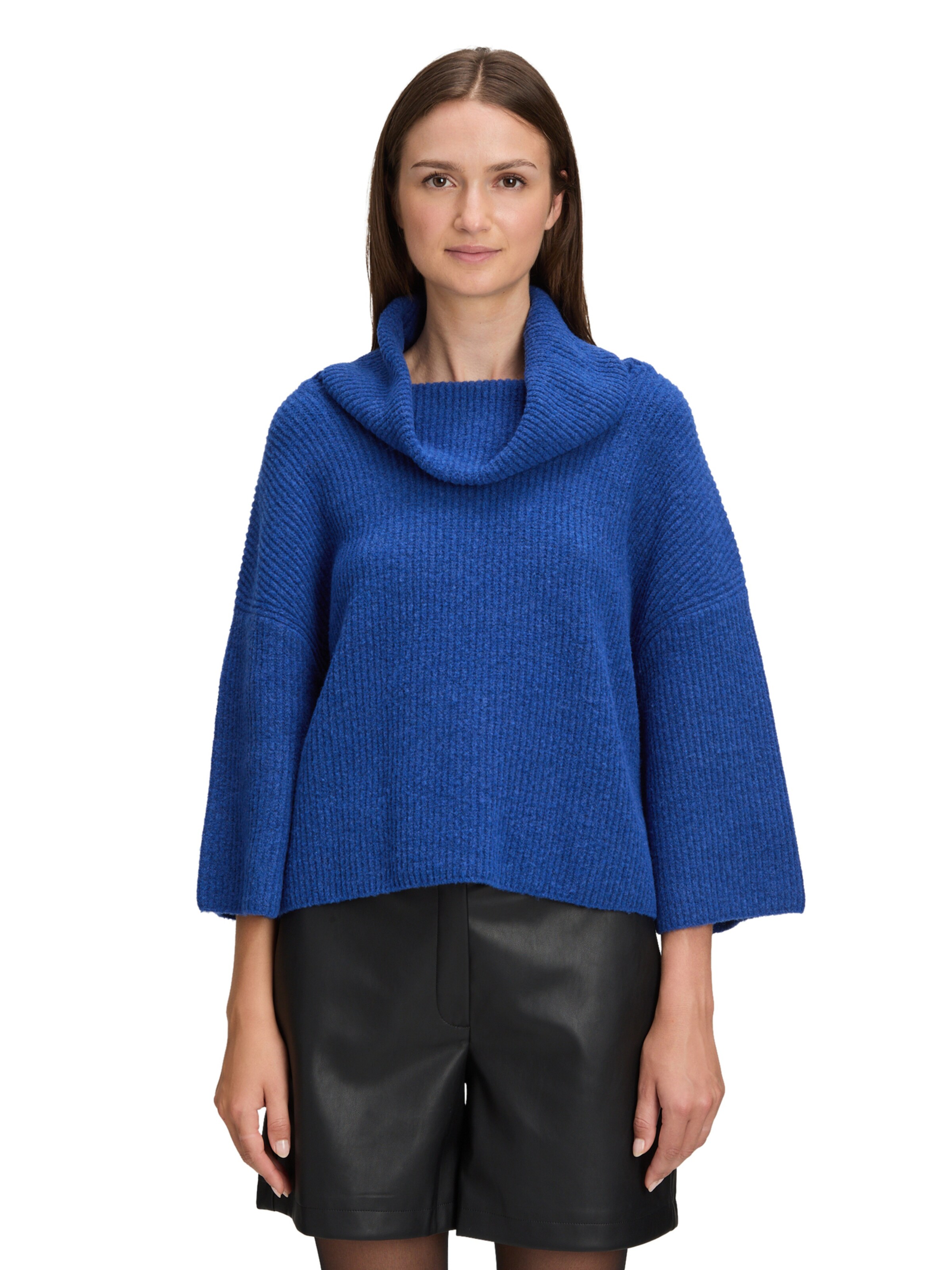 Pull-over Betty & Co en bleu : devant