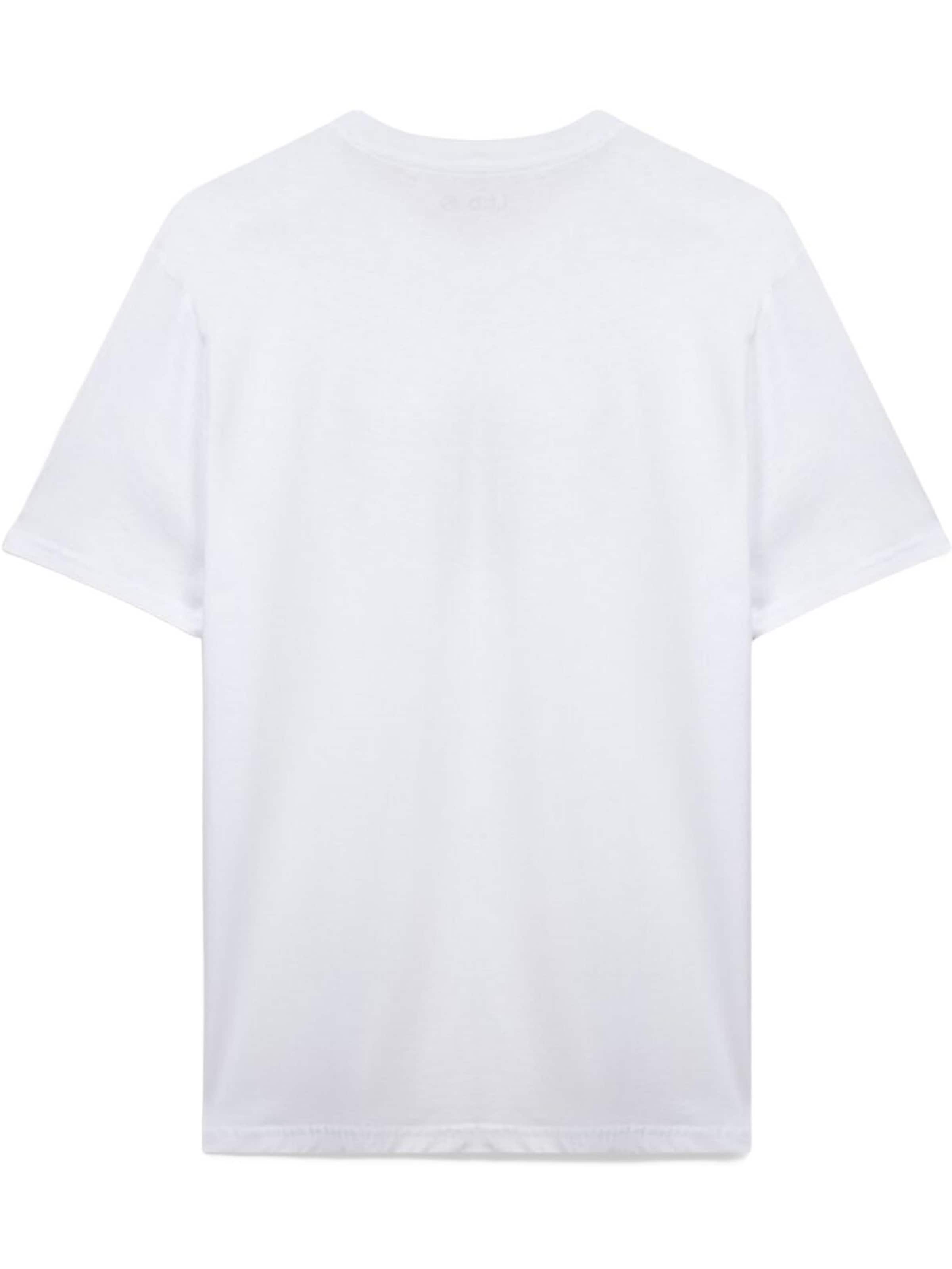 LTB Jeans Shirt 'LTB Jeans Herren-T-Shirt mit Aufdruck' in White