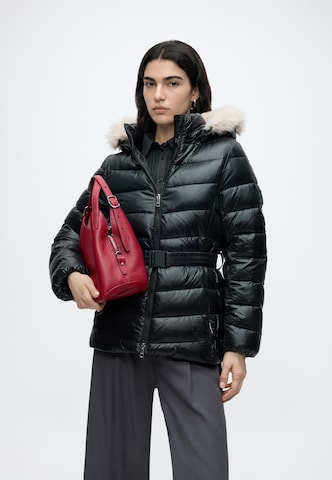 juoda Calvin Klein Demisezoninė striukė 'SHINE'