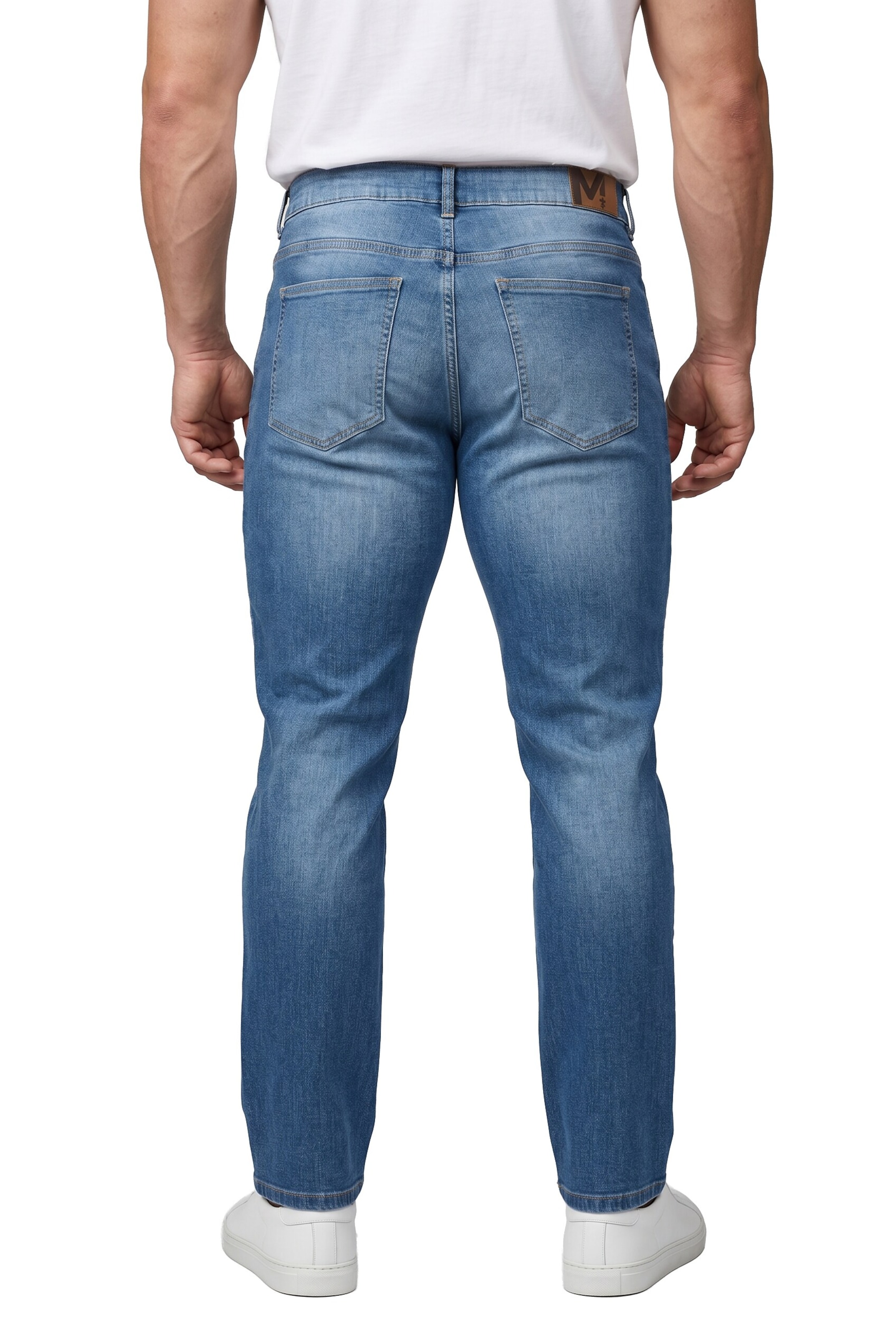 Men Plus Regular Jeans in Blue