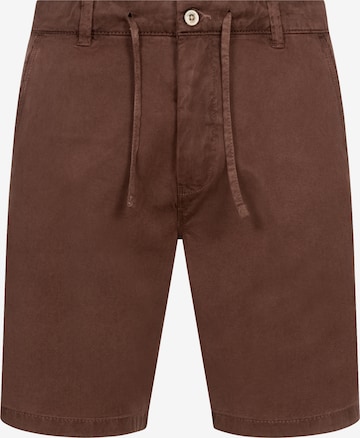 INDICODE JEANS Regular Shorts 'Vino' in Rot: predná strana