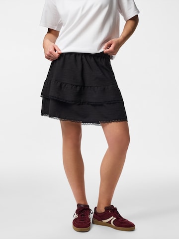 PIECES Sukňa 'PCALBA' - Čierna: predná strana
