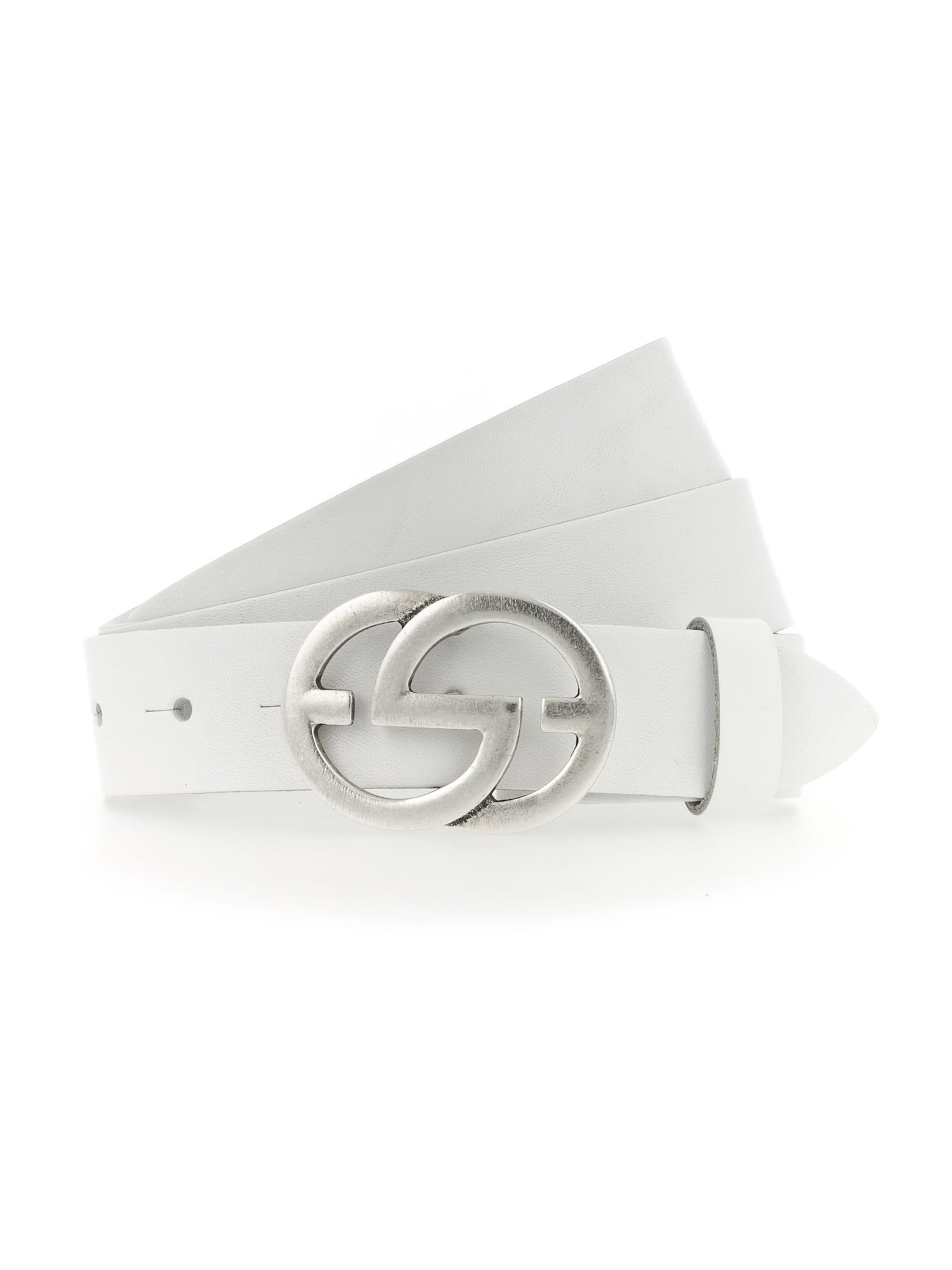 VANZETTI Bælte i hvid: forside