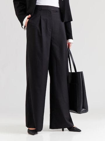 ABOUT YOU Wide leg Byxa 'Masha' i svart: framsida