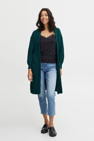 b.young Knit Cardigan in Green