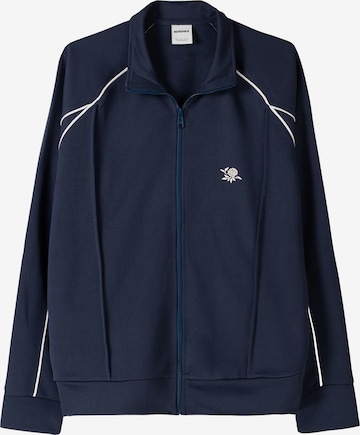 Giacca di felpa di Bershka in blu: frontale
