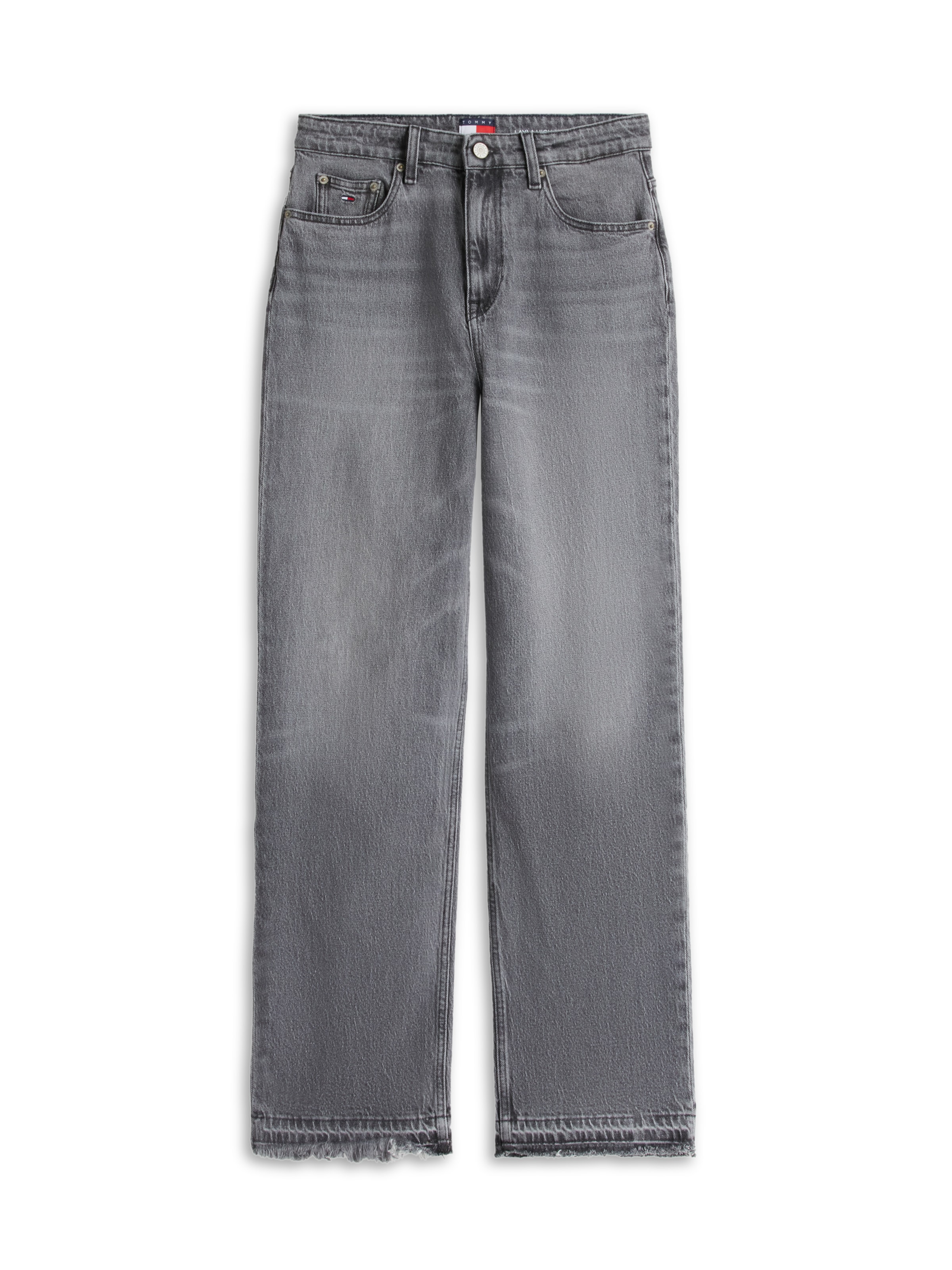Tommy Jeans Regular Jeans 'LAYLA' in Grau: Vorderseite