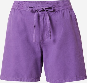 ESPRIT - Regular Calças em roxo: frente