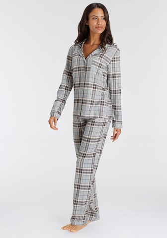 s.Oliver Pyjama in Blauw: voorkant