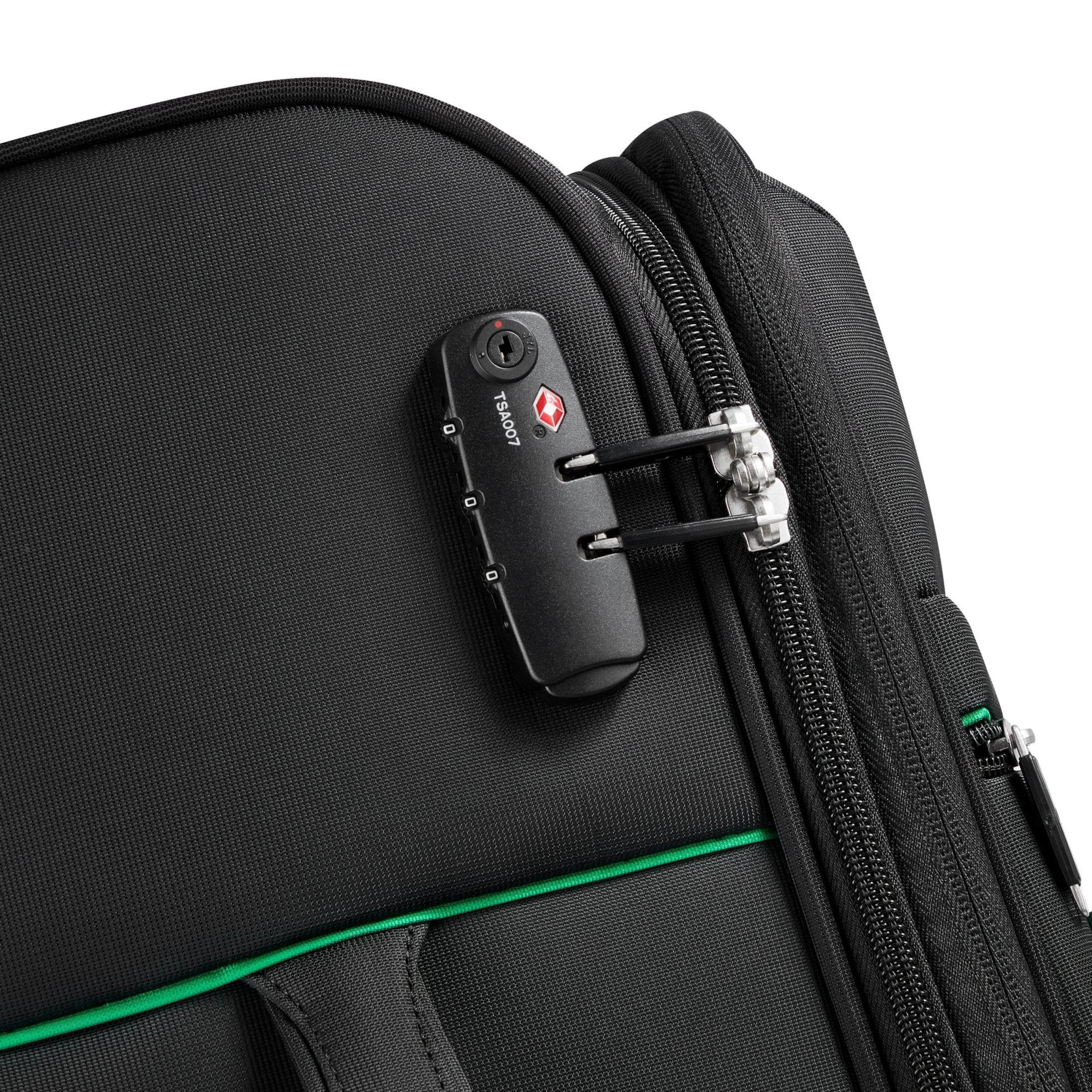 Delsey Paris Suitcase Set 'x United Colors of Benetton' in Black