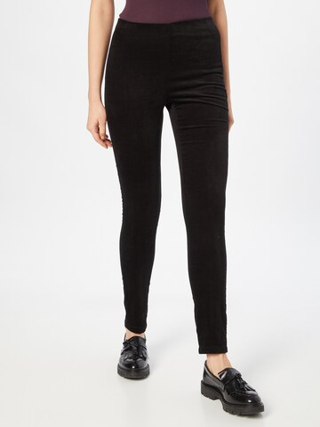 Regular Pantalon rosemunde en noir : devant